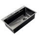 Мойка Mixxus Premium MH7545-SET-05 NANO-BLACK (3.0/0.8) комплект (графит)