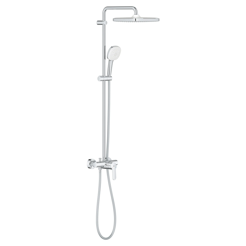 Душевая система Grohe Tempesta System 250 Cube с однорычажным смесителем настен. монтажа