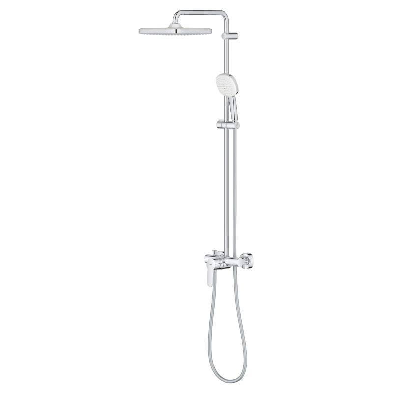 Душевая система Grohe Tempesta System 250 Cube с однорычажным смесителем настен. монтажа