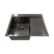 Мойка из нержавеющей стали Mixxus MH6350L Nano-Black (3.0/0.8) цвет графит