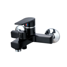 Смеситель для ванны Plamix Oscar-009 Euro Black (без шланга и лейки)
