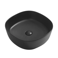 Раковина накладная Mixxus Premium DIVERSE-0106 BLACK 440х440х140mm