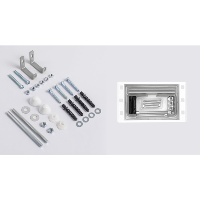 Комплект установочный для унитаза Koer KT-0502-05 (с пан. смыва KT-0602-05 Черная матовая + звукоиз