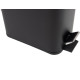 Мусорное ведро с плавным закрытием прямоугольное Zerix Sansa-TC0105 Black 5 л цвет черный