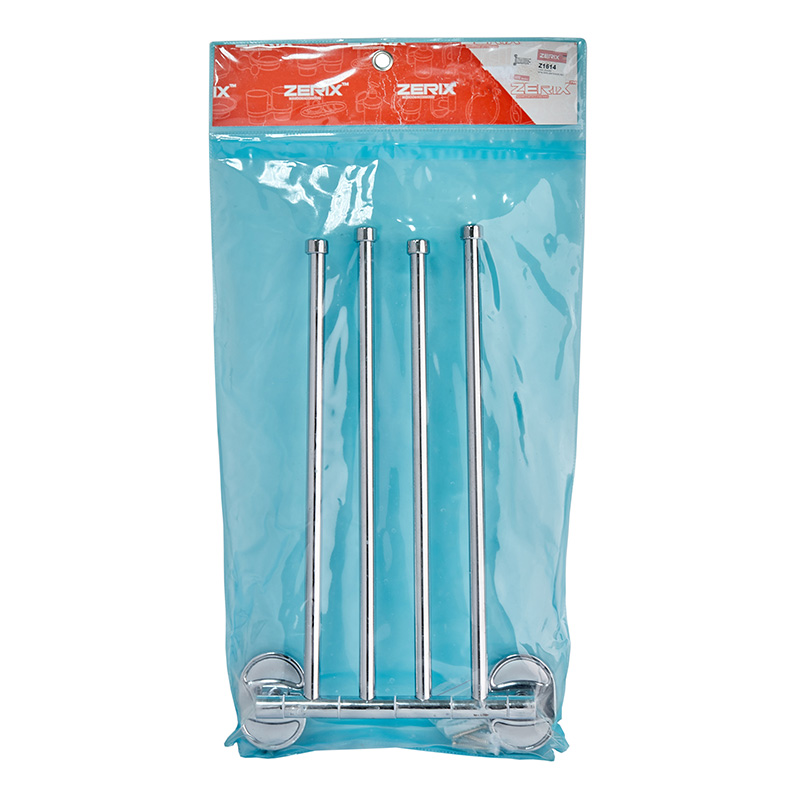 Полотенцедержатель поворотный Zerix Z1614 (четыре планки)