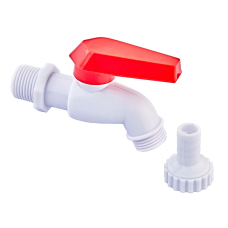 Пивной кран PVC (White+red) Plamix PVI-1/2"