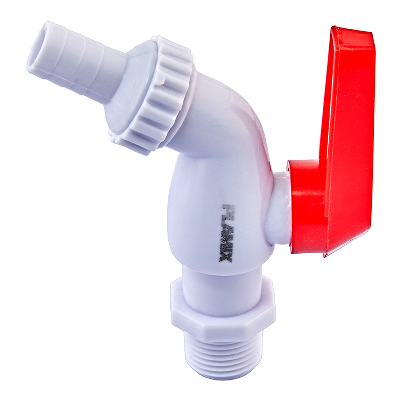 Пивной кран PVC (White+red) Plamix PVI-1/2"