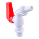 Пивной кран PVC (White+red) Plamix PVI-1/2"