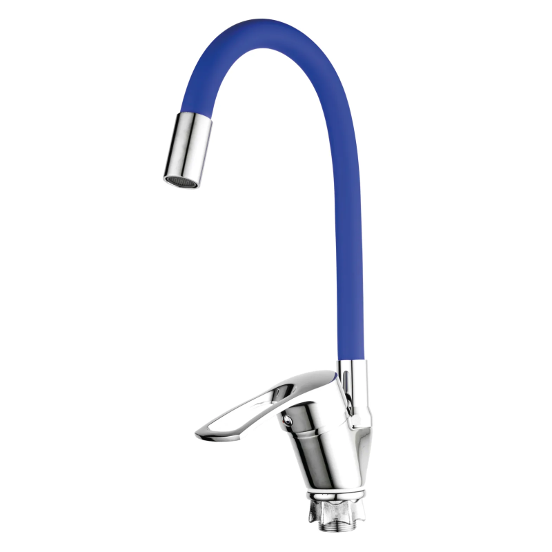Смеситель для кухни Mixxus FANY 011 (Nut) Refl.Blue (без подводки)