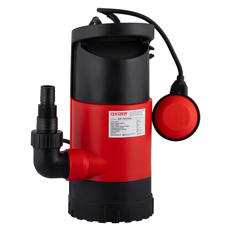 Дренажный насос Koer KDP-750 COMBI