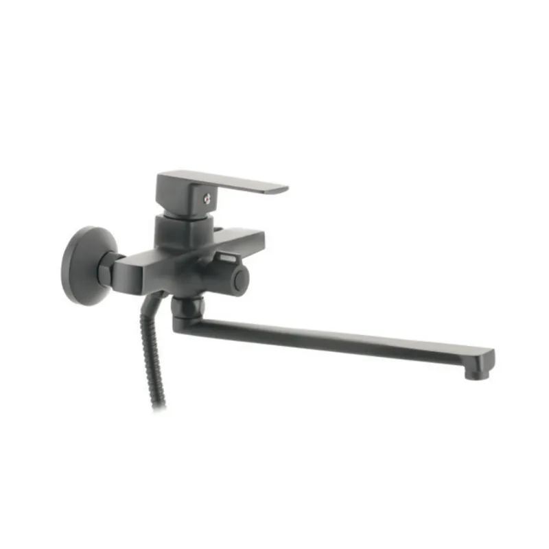 Смеситель для ванной Haiba Kubus 006 Euro Graphite