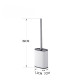 Ершик для унитаза универсальный Mixxus Premium Diverse-TB0101 White цвет белый