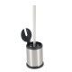 Ершик для унитаза напольный Mixxus Topper-TB0201 SS Color цвет нержавейка