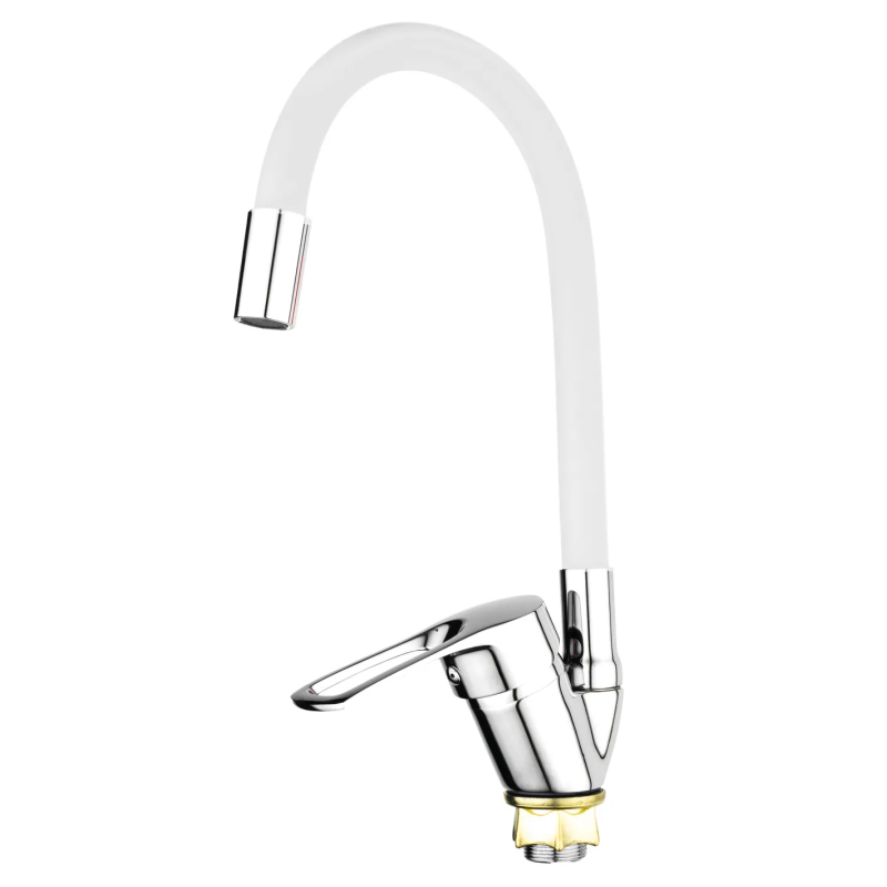Смеситель для кухни Mixxus FANY 011 (Nut) Refl.White (без подводки)