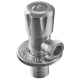 Кран для подключ. сантехприборов Zerix VAL-04-1/2x1/2 с нерж. ст.SUS304