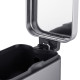 Мусорное ведро с плавным закрытием прямоугольное Mixxus Premium Quadro-TC0105 SS Color 5л цвет нерж