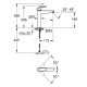 Однорычажный смеситель для раковины Grohe Eurosmart XL-Size