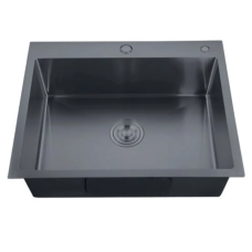 Мойка Zerix ZH5843-215 Nano-Black (3.0/0.8) из нержавеющей стали