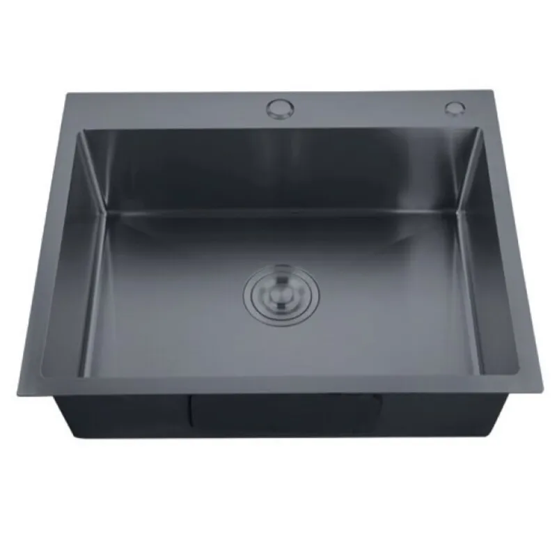 Мойка Zerix ZH5843-215 Nano-Black (3.0/0.8) из нержавеющей стали