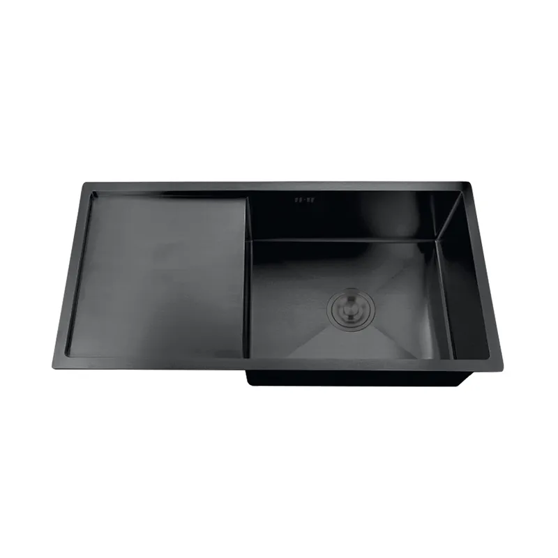 Мойка Zerix ZH7844B-215 (3.0/1.0) PVD-Black с сушилкой для посуды