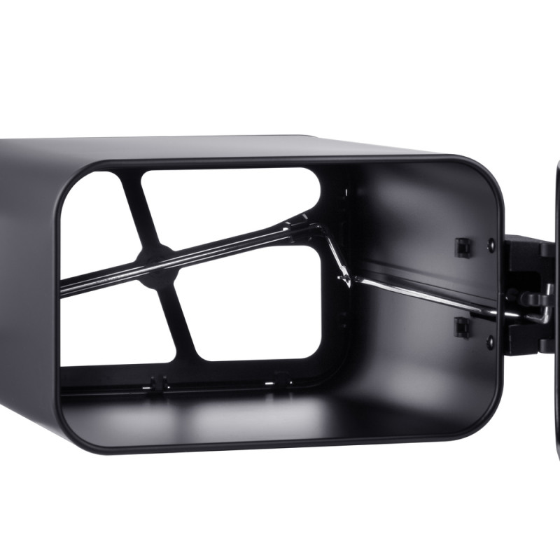 Мусорное ведро с плавным закрытием прямоугольное Mixxus Premium Quadro-TC0105 Black 5 л цвет черный
