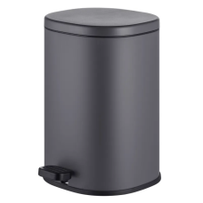 Мусорное ведро с плавным закрытием овальное Mixxus Premium Olivary-TC0105 Graphite 5 л цвет графит