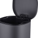 Мусорное ведро с плавным закрытием овальное Mixxus Premium Olivary-TC0105 Graphite 5 л цвет графит