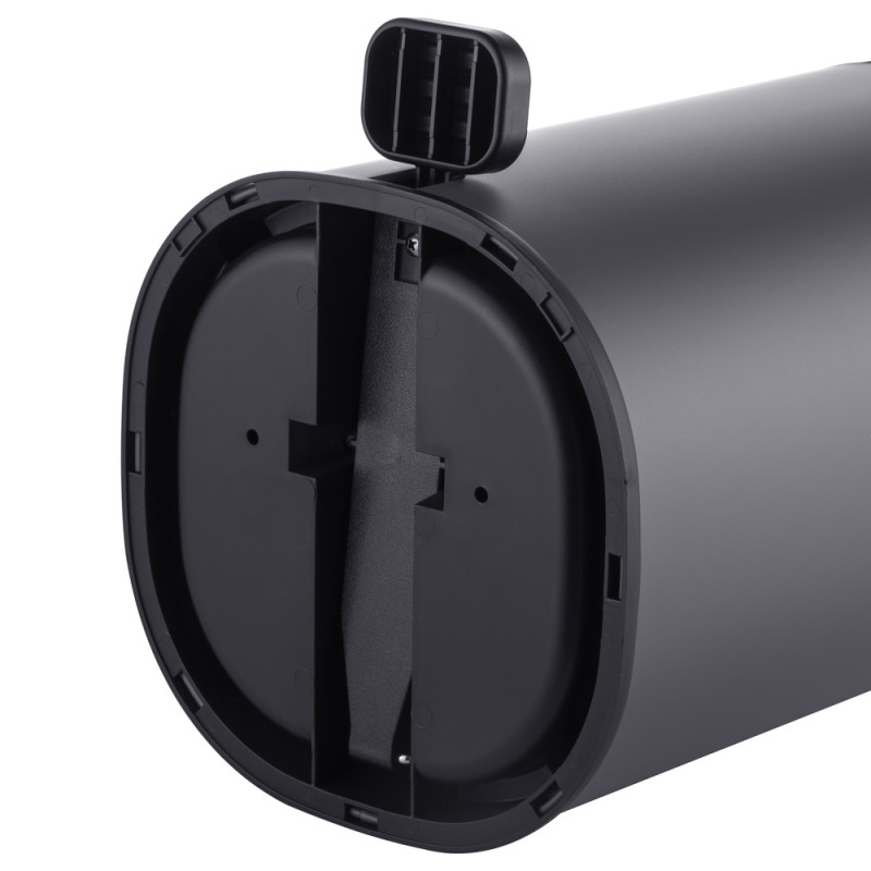 Мусорное ведро с плавным закрытием овальное Mixxus Premium Olivary-TC0105 Graphite 5 л цвет графит