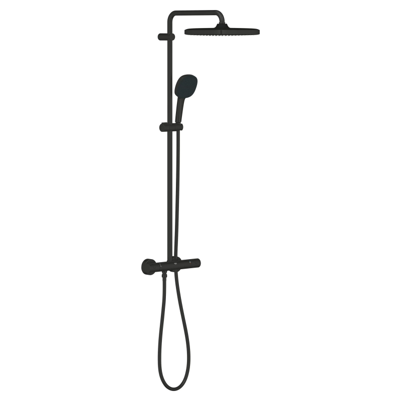 Душевая система с термостатом для настенного монтажа Grohe Tempesta System 250 Cube