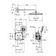 Душевой комплект Grohe Grohtherm SmartControl из Rainshower 310 Mono Cube