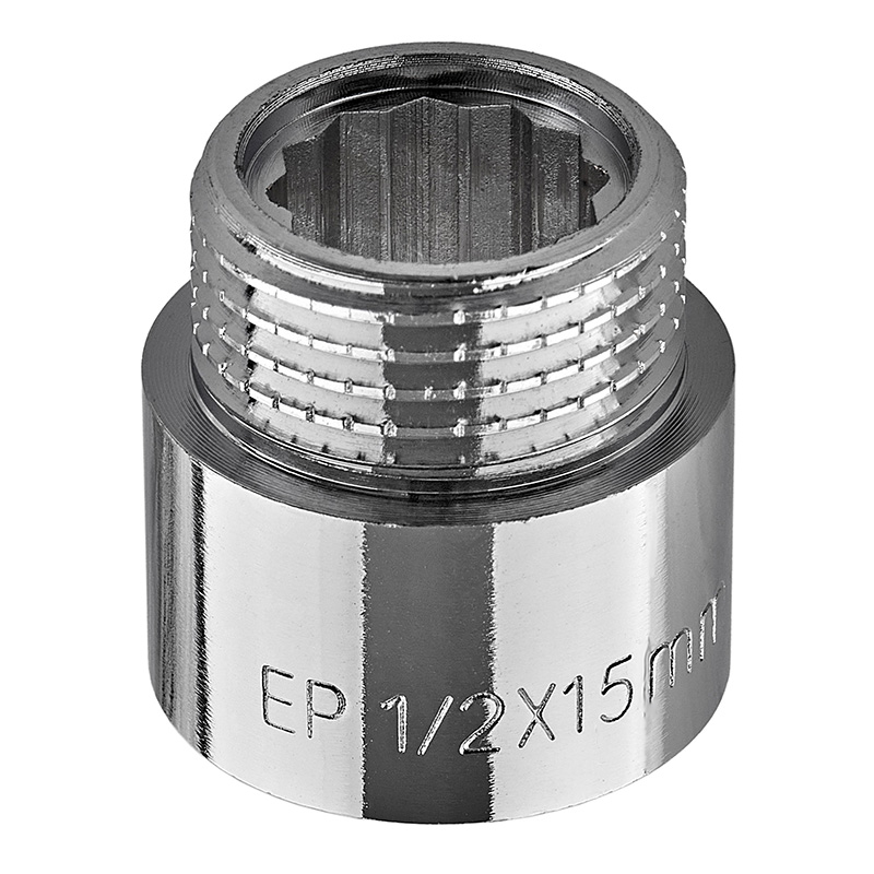 Удлинитель Europroduct EP.E015.Chr - 1/2"MF-15мм хром