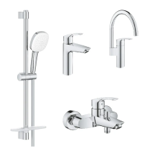 Набор смесителей Grohe Eurosmart 4 в 1 для ванной и кухни