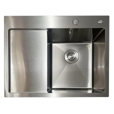 Мойка из нержавеющей стали Mixxus MH6350R Nano-Silver (3.0/0.8) цвет нержавейка
