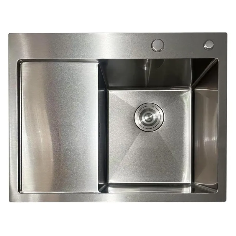 Мойка из нержавеющей стали Mixxus MH6350R Nano-Silver (3.0/0.8) цвет нержавейка