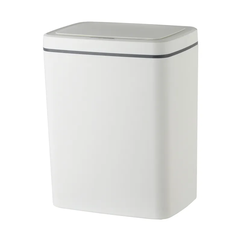 Мусорное ведро сенсорное прямоугольное Mixxus WAVE-TC0110 White 10 л цвет белый