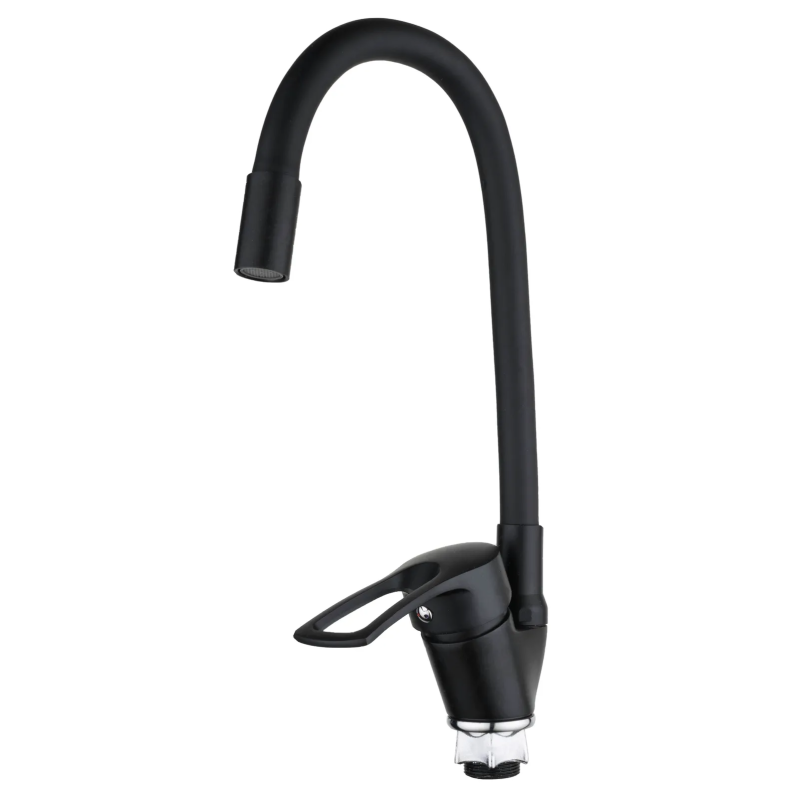 Смеситель для кухни Mixxus FANY 011 (Nut) Black Refl.Black (без подводки)