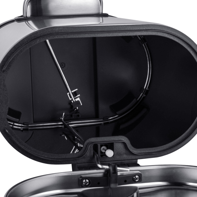 Мусорное ведро с плавным закрытием овальное Mixxus Premium Topper-TC0205 SS Color 5л цвет нержавейк