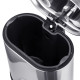 Мусорное ведро с плавным закрытием овальное Mixxus Premium Topper-TC0205 SS Color 5л цвет нержавейк
