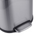 Мусорное ведро с плавным закрытием овальное Mixxus Premium Topper-TC0205 SS Color 5л цвет нержавейк