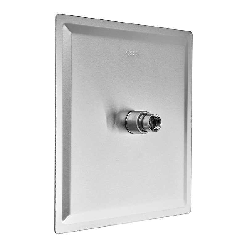 Лейка для душа потолочная Zerix SH-006.SUS-25x25cm (нерж. сталь)