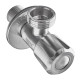 Кран для подключ. сантехприборов Zerix VAL-05-1/2x3/4 с нерж. ст.SUS304