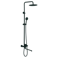 Душевая колонна со смесителем Zerix DAX-006-J-35cm Black (нерж. сталь)