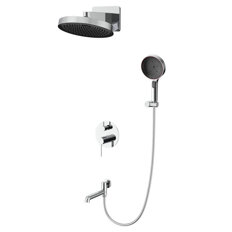 Встраиваемая душевая система Koer KB-66029-01 3 функции, цвет хром