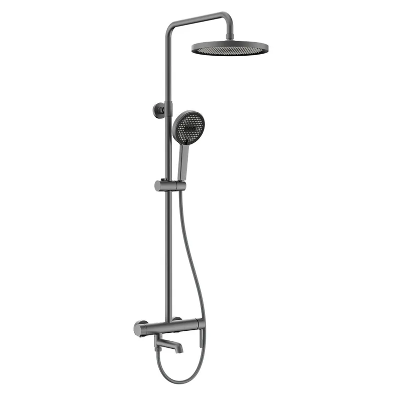 Душевая колонна со смесителем Koer KB-56029-07 3 функции, цвет графит