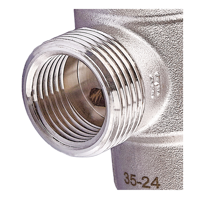 Клапан смесительный Roho R1208-075 - 3/4" ЗР термостатический (42-60*C)