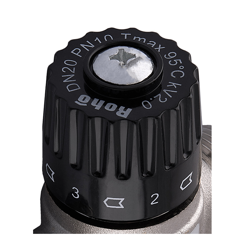 Клапан смесительный Roho R1208-075 - 3/4" ЗР термостатический (42-60*C)