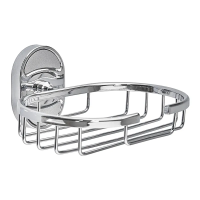 Мыльница настенная (металлическая решетка) глубокая Zerix AFB-0102-2