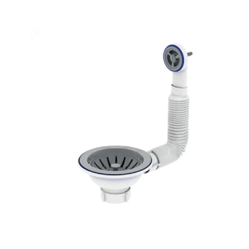 Выпуск резьбовой Zerix KS-02 3 1/2" с гибким круглым переливом