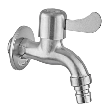 Кран для холодной воды Zerix BIB-002 1/2 (нерж. сталь)