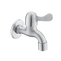 Кран для холодной воды Zerix BIB-001 из нерж. стали SUS304 (Упаковка Блистер)